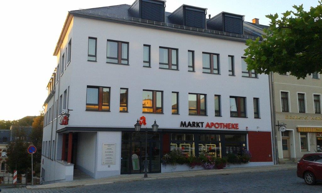 Filiale der Markt-Apotheke von Außen